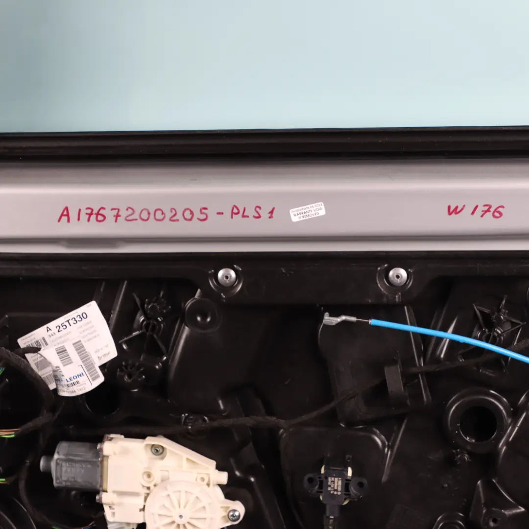 Mercedes W176 Door Front Right O/S A-Class Polar Silver Metallic - 761 - SKU A1767200205-PLS1 - Part number A1767200105