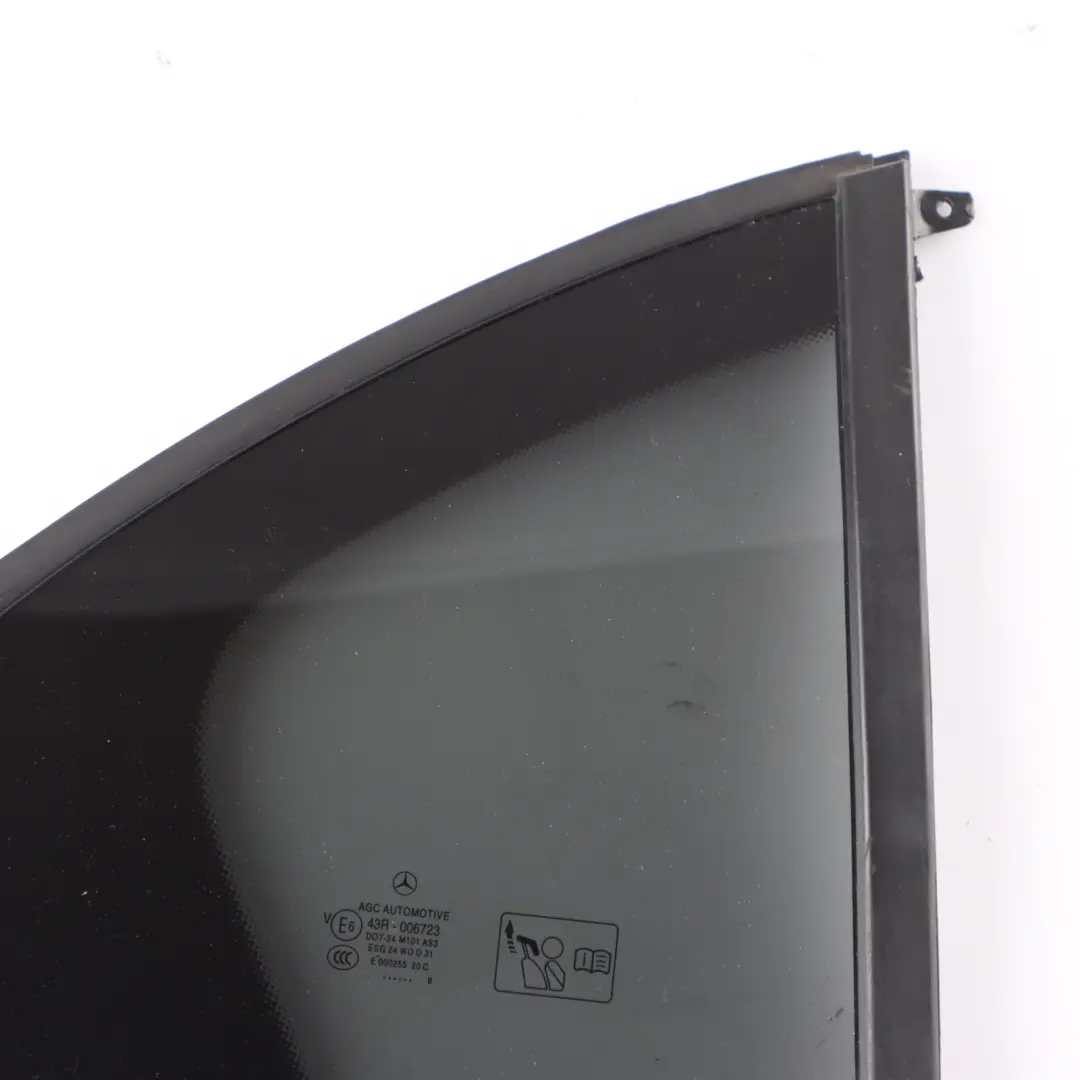 Mercedes W176 Vetro della porta posteriore destra fisso colorato AS3 - SKU A1767300400-2 - Numero di parte A1767300400