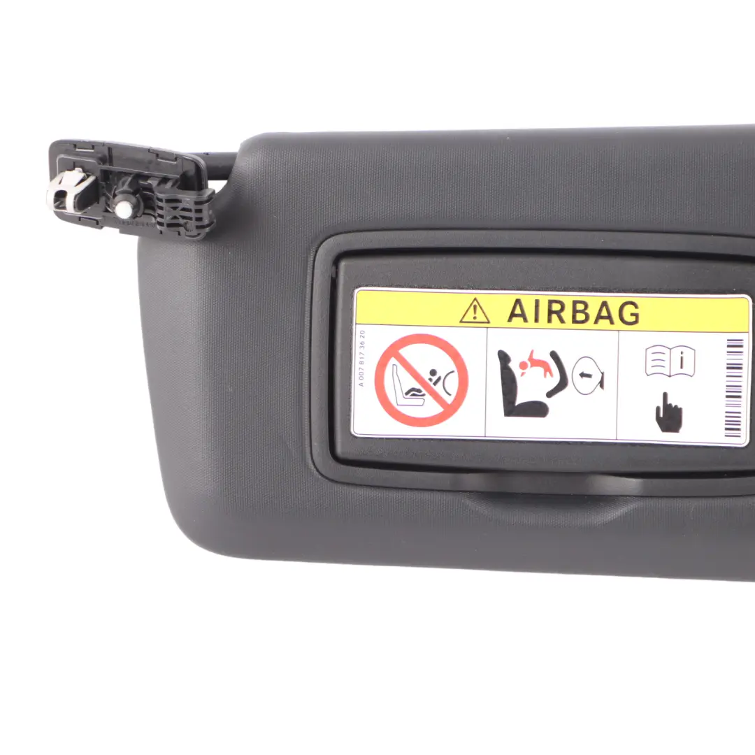 Sonnenblende Mercedes C117 W176 X156 Abdeckung Links Panel Schwarz für mit Teilenummer A1768100110 Sonnenblende Mercedes C117 W176 X156 Abdeckung Links Panel Schwarz - SKU A1768100110-2 - Teilenummer A1768100110