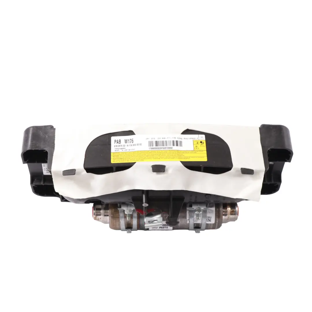 Dashboard Airbag Mercedes W176 A-Class Passenger Side Front Unit to with Part number A1768600002 Dashboard Airbag Mercedes W176 A-Class Passenger Side Front Unit - SKU A1768600002-1 - Part number A1768600002
