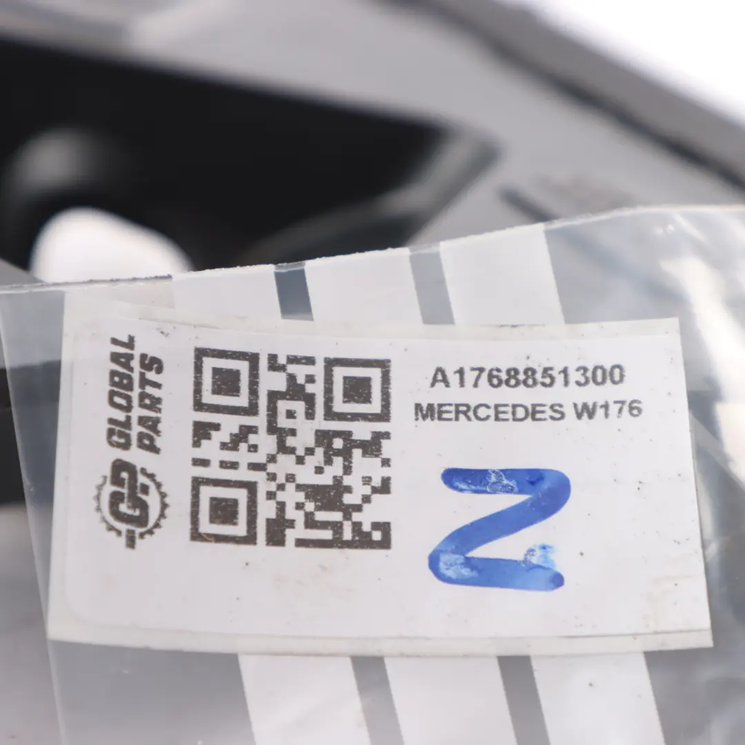 Bumper Carrier Front Left N/S Mount Bracket to Mercedes W176 with Part number A1768851300 Mercedes W176 Bumper Carrier Front Left N/S Mount Bracket - SKU A1768851300 - Part number A1768851300