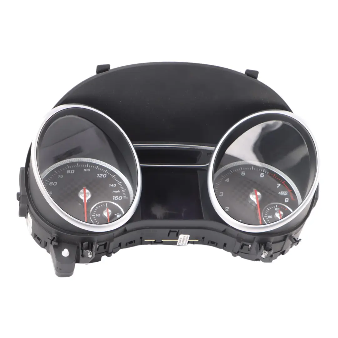 Instrument Cluster Speedometer Speedo Automatic to Mercedes W176 Petrol with Part number A1769009804 Mercedes W176 Petrol Instrument Cluster Speedometer Speedo Automatic - SKU A1769009804 - Part number A1769009804