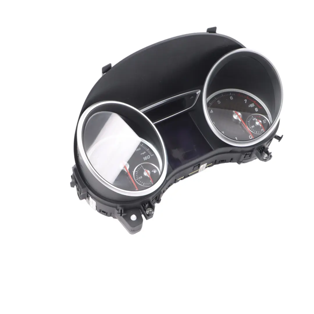 Instrument Cluster Speedometer Speedo Automatic to Mercedes W176 Petrol with Part number A1769009804 Mercedes W176 Petrol Instrument Cluster Speedometer Speedo Automatic - SKU A1769009804 - Part number A1769009804