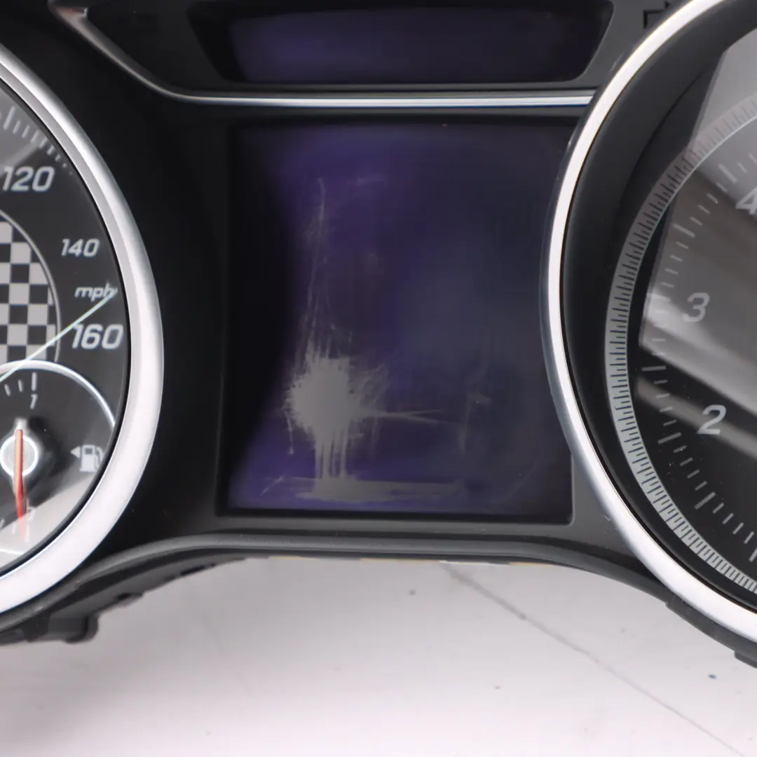 Instrument Cluster Speedometer Speedo Automatic to Mercedes W176 Petrol with Part number A1769009804 Mercedes W176 Petrol Instrument Cluster Speedometer Speedo Automatic - SKU A1769009804 - Part number A1769009804