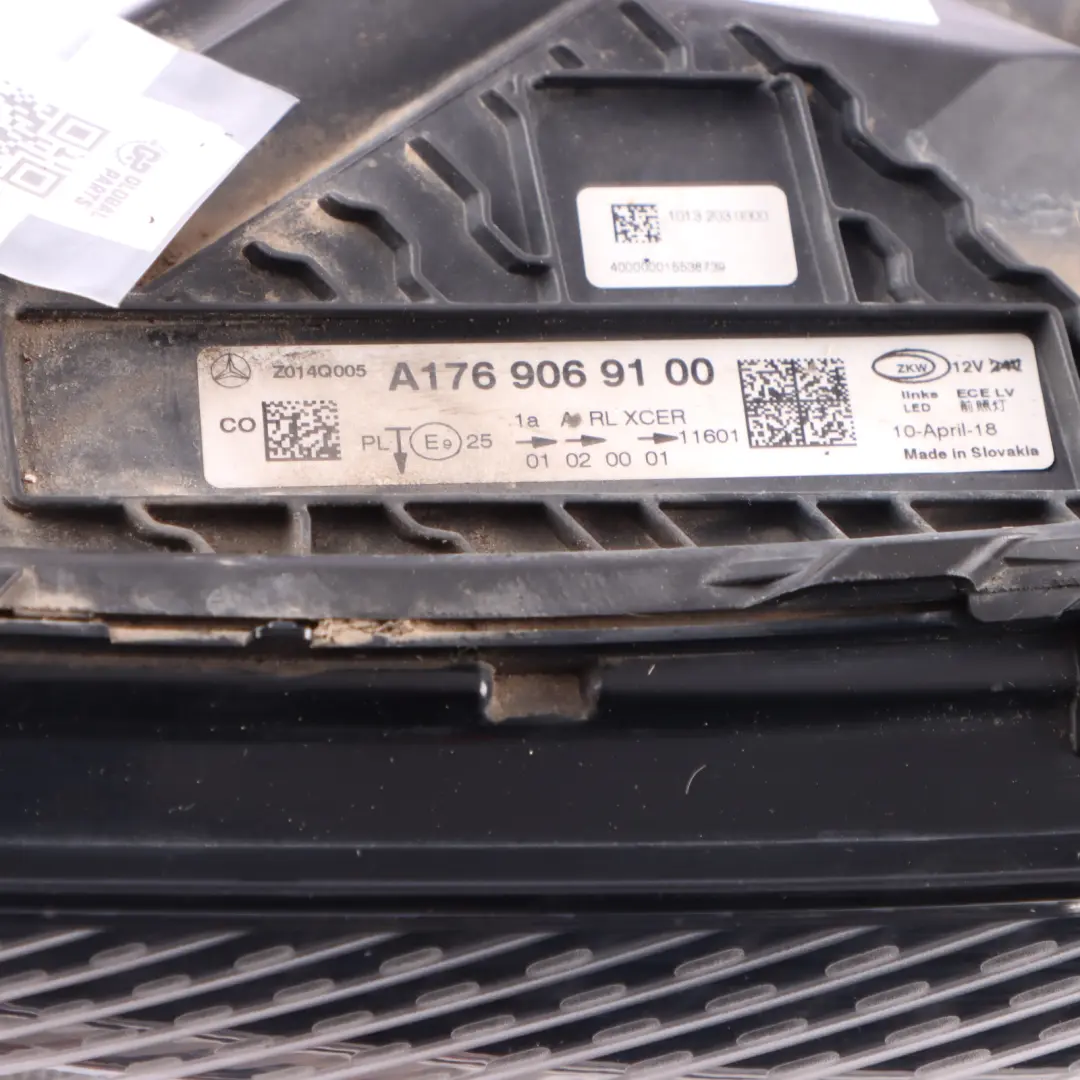Mercedes W176 Facelift Headlight Headlamp LED Left N/S A1769069100 - SKU rhd-A1769066100 - Part number A1769066100