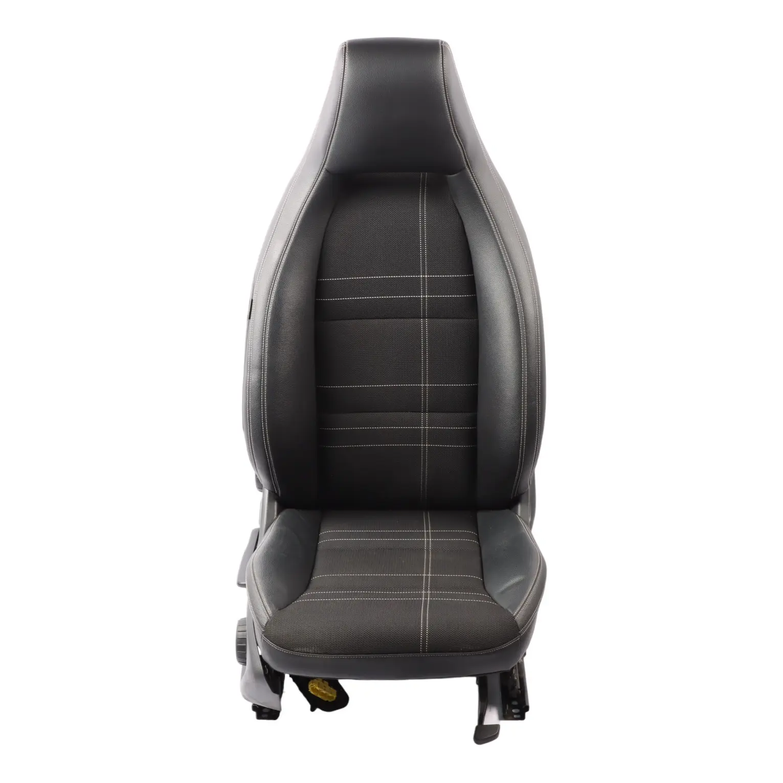 Mercedes W176 Asiento deportivo delantero derecho Cuero Tela Negro