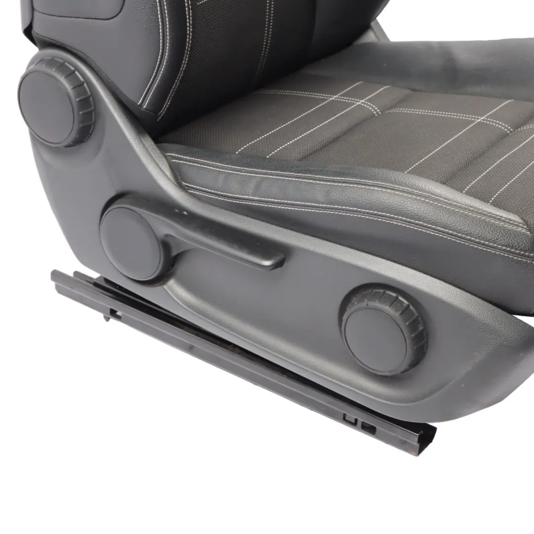 Mercedes W176 Asiento deportivo delantero derecho Cuero Tela Negro - SKU A1769108401-2 - Número de pieza A1769108401