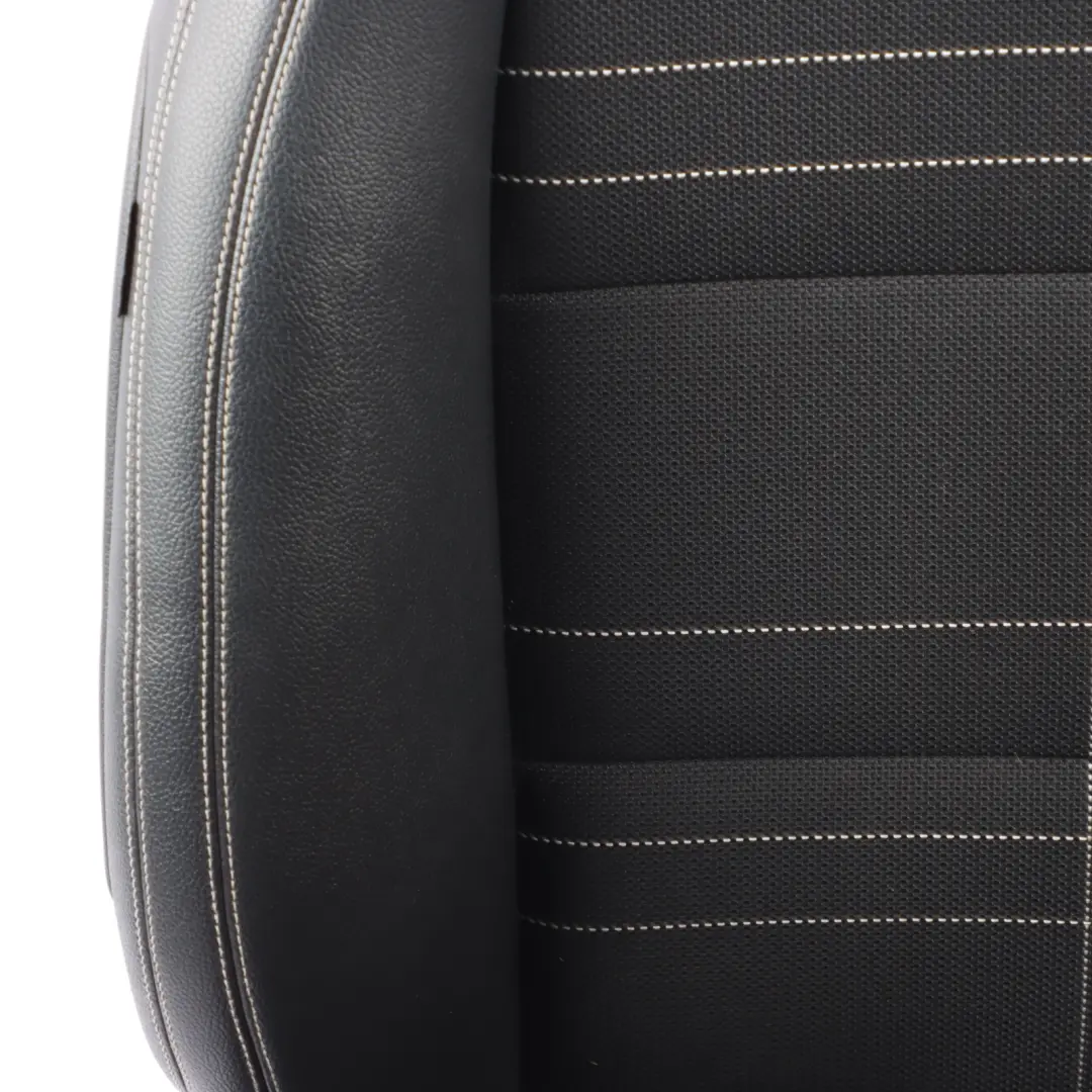 Asiento deportivo delantero derecho Cuero Tela Negro para Mercedes W176 con número de pieza A1769108401 Mercedes W176 Asiento deportivo delantero derecho Cuero Tela Negro - SKU A1769108401-2 - Número de pieza A1769108401