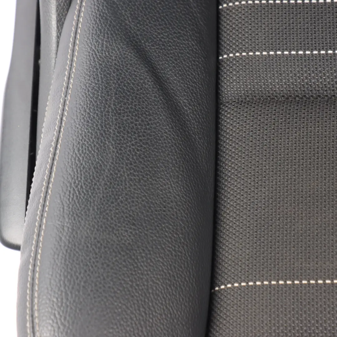 Asiento deportivo delantero derecho Cuero Tela Negro para Mercedes W176 con número de pieza A1769108401 Mercedes W176 Asiento deportivo delantero derecho Cuero Tela Negro - SKU A1769108401-2 - Número de pieza A1769108401