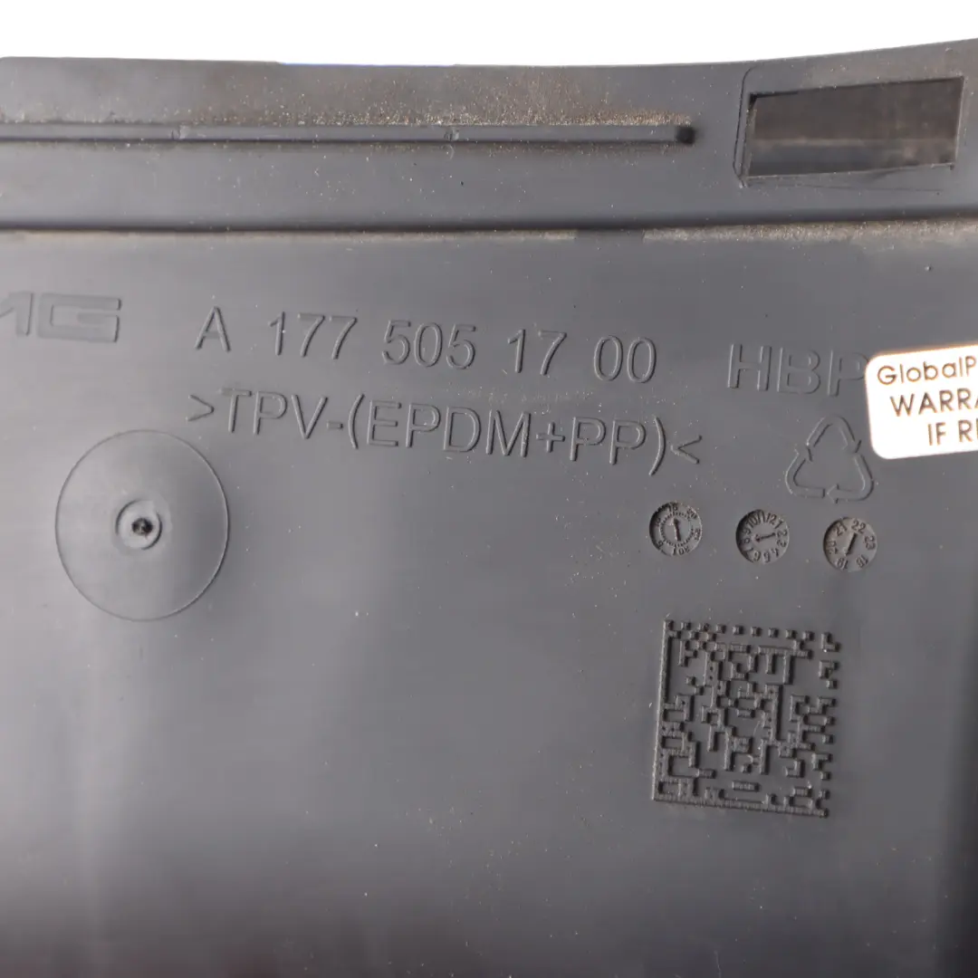 Luftkanal Platte Vorne Links Oberer Kühlerkanal für Mercedes W177 mit Teilenummer A1775051700 Mercedes W177 Luftkanal Platte Vorne Links Oberer Kühlerkanal - SKU A1775051700 - Teilenummer A1775051700