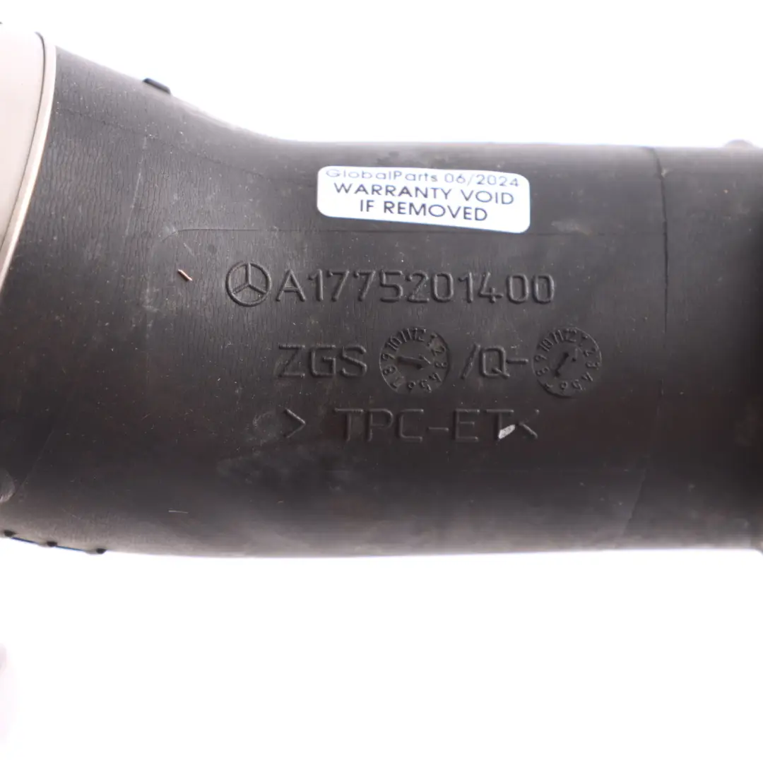 Przewód Powietrza Chłodnicy Intercoolera do Mercedes W177 o numerze A1775201400 Mercedes W177 Przewód Powietrza Chłodnicy Intercoolera - SKU A1775201400 - Numer Części A1775201400