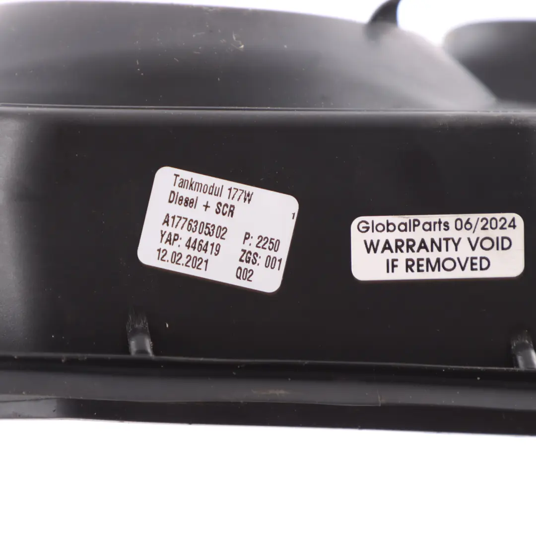 Filler Pot Carrier Cap Fill in Flap Recess to Mercedes W177 Cover Fuel with Part number A1776305302 Mercedes W177 Cover Fuel Filler Pot Carrier Cap Fill in Flap Recess - SKU A1776305302 - Part number A1776305302