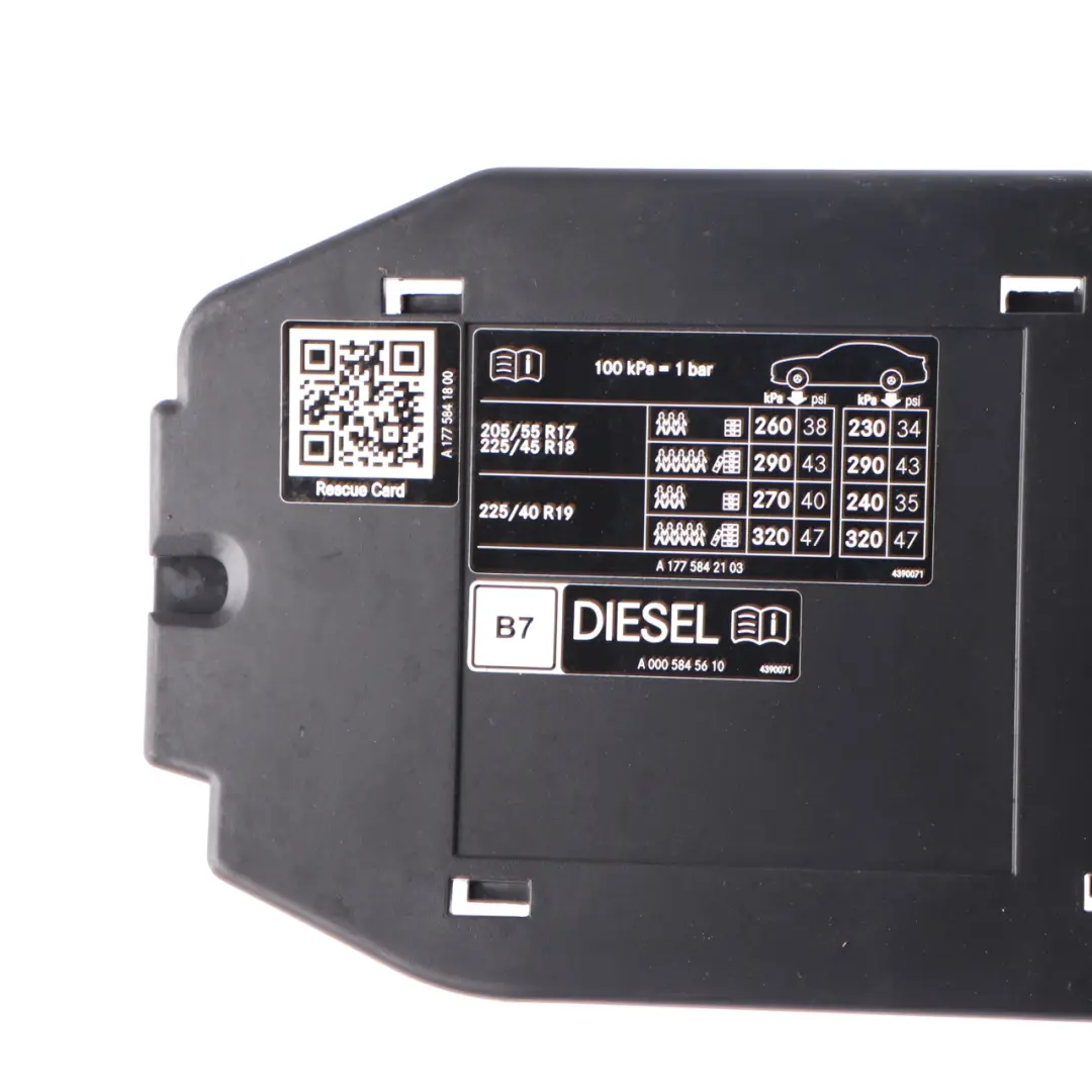 A220d Diesel Fuel Filler Pot Carrier Cap Flap Recess to Mercedes V177 with Part number A1776307501 Mercedes V177 A220d Diesel Fuel Filler Pot Carrier Cap Flap Recess - SKU A1776307501 - Part number A1776307501