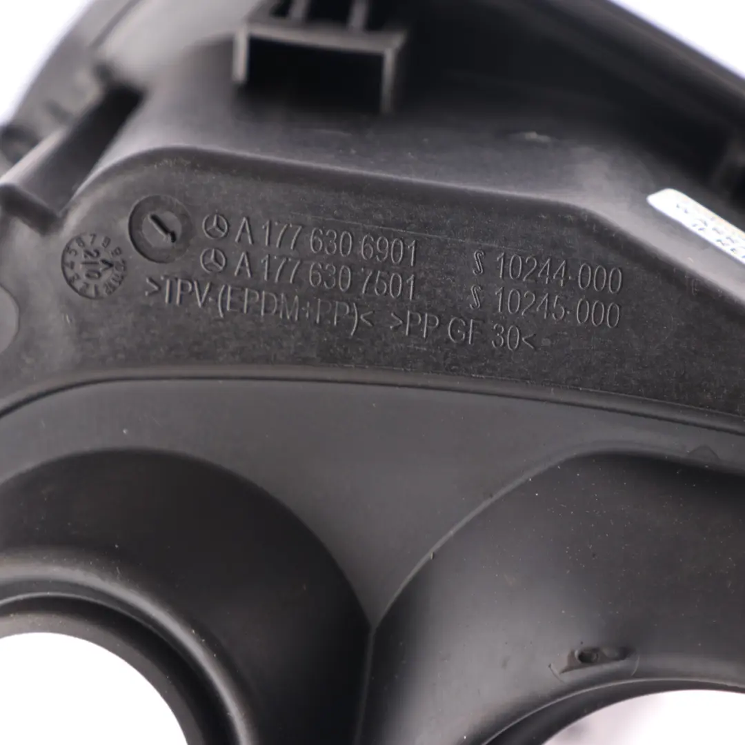 A220d Diesel Fuel Filler Pot Carrier Cap Flap Recess to Mercedes V177 with Part number A1776307501 Mercedes V177 A220d Diesel Fuel Filler Pot Carrier Cap Flap Recess - SKU A1776307501 - Part number A1776307501