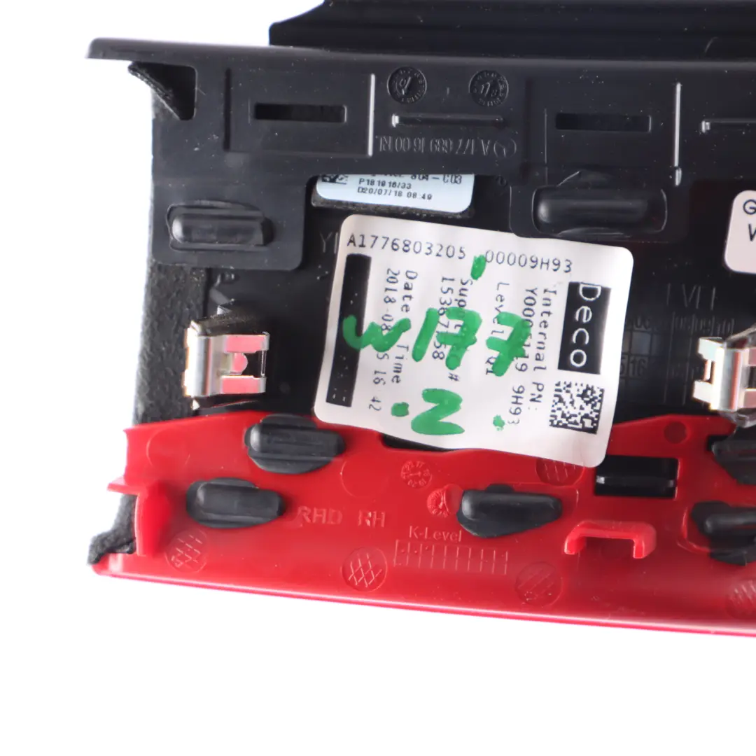 Dashboard Trim Cover Panel Right O/S to Mercedes W177 with Part number A1776803205 Mercedes W177 Dashboard Trim Cover Panel Right O/S - SKU A1776803205 - Part number A1776803205