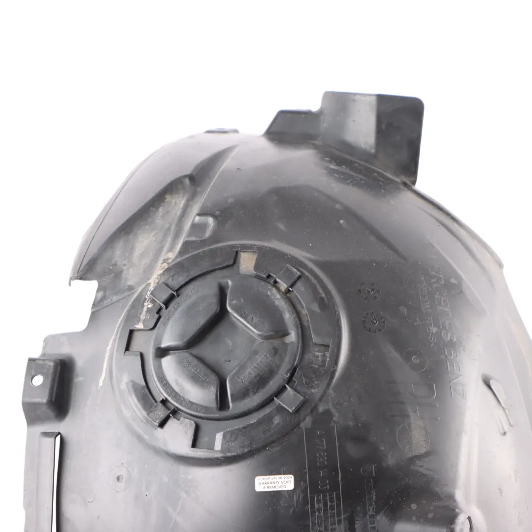 Arch Front Right O/S Housing Cover Guard to Mercedes W177 Wheel with Part number A1776901403 Mercedes W177 Wheel Arch Front Right O/S Housing Cover Guard - SKU A1776901403 - Part number A1776901403