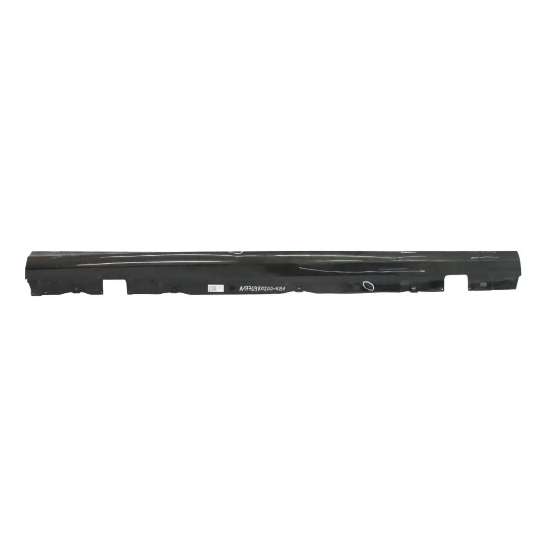 Mercedes W177 Seitenschweller rechts Türschwellerabdeckung Kosmos Schwarz 191 - SKU A1776980200-KB1 - Teilenummer A1776980200