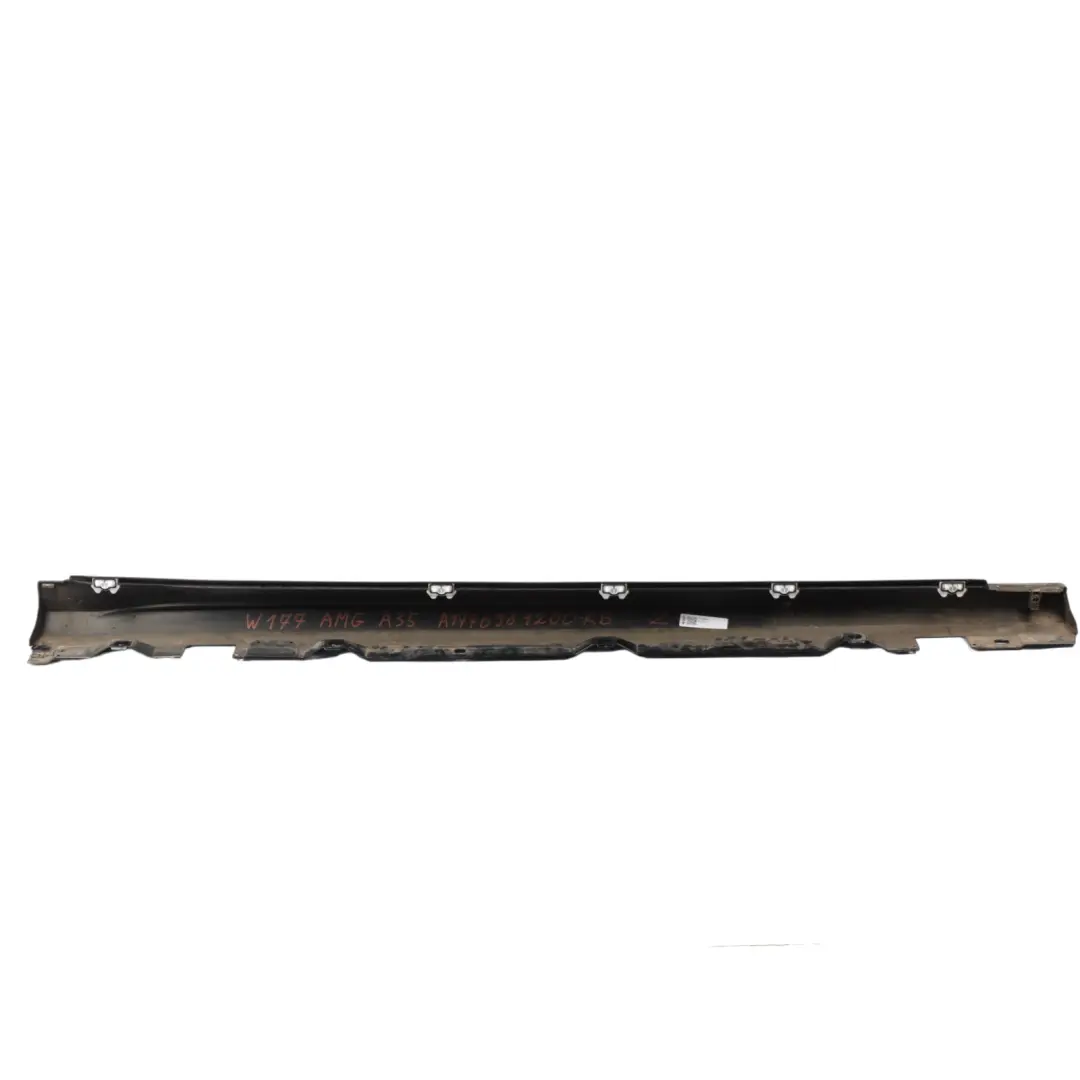 Mercedes W177 Side Skirt Left N/S Door Sill Cover W247 Kosmos Cosmic Black - 191 - SKU A1776984200-KB - Part number A1776984200