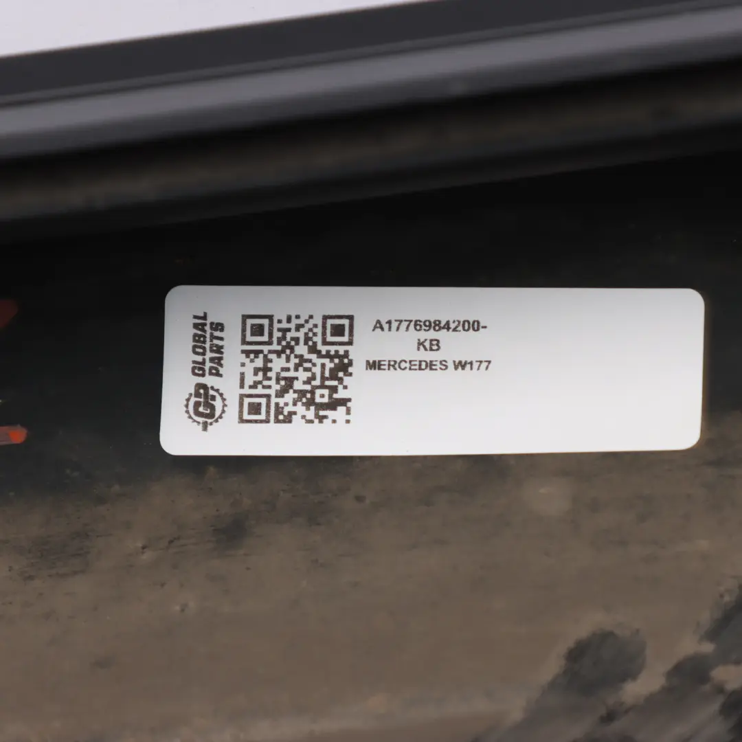 Side Skirt Left N/S Door Sill Cover W247 Kosmos Cosmic Black - 191 to Mercedes W177 with Part number A1776984200 Mercedes W177 Side Skirt Left N/S Door Sill Cover W247 Kosmos Cosmic Black - 191 - SKU A1776984200-KB - Part number A1776984200