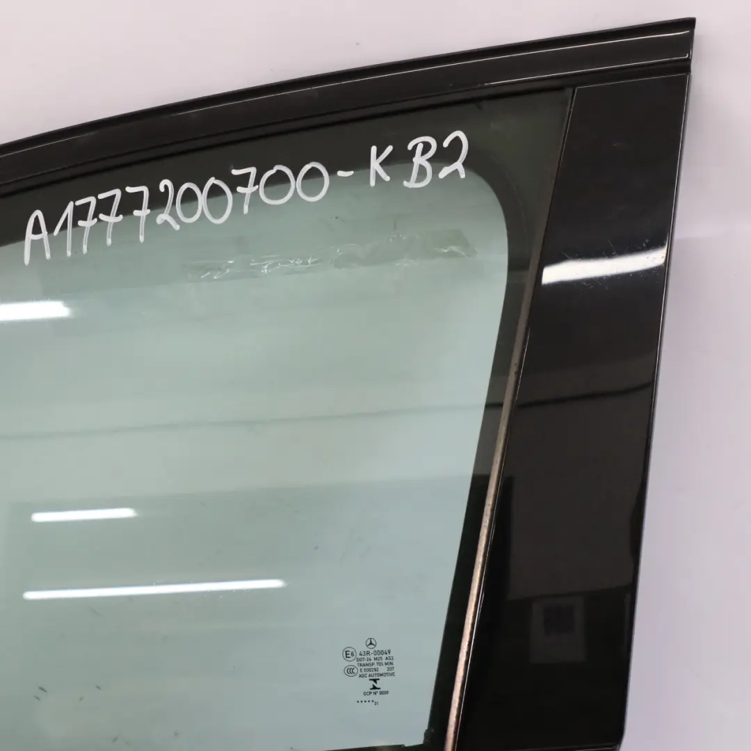 Door Front Left N/S A-Class Kosmos Cosmic Black Metallic - 191 to Mercedes W177 with Part number A1777200700 Mercedes W177 Door Front Left N/S A-Class Kosmos Cosmic Black Metallic - 191 - SKU A1777200700-KB2 - Part number A1777200700