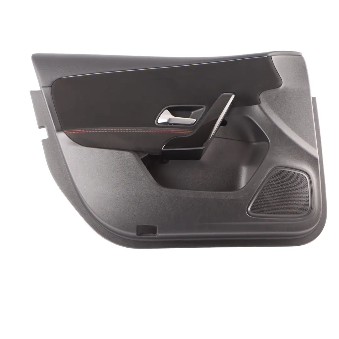 Mercedes W177 Door Card Front Left N/S Trim Panel Cover Interior Leather Black - SKU A1777202300-2 - Part number A1777202300