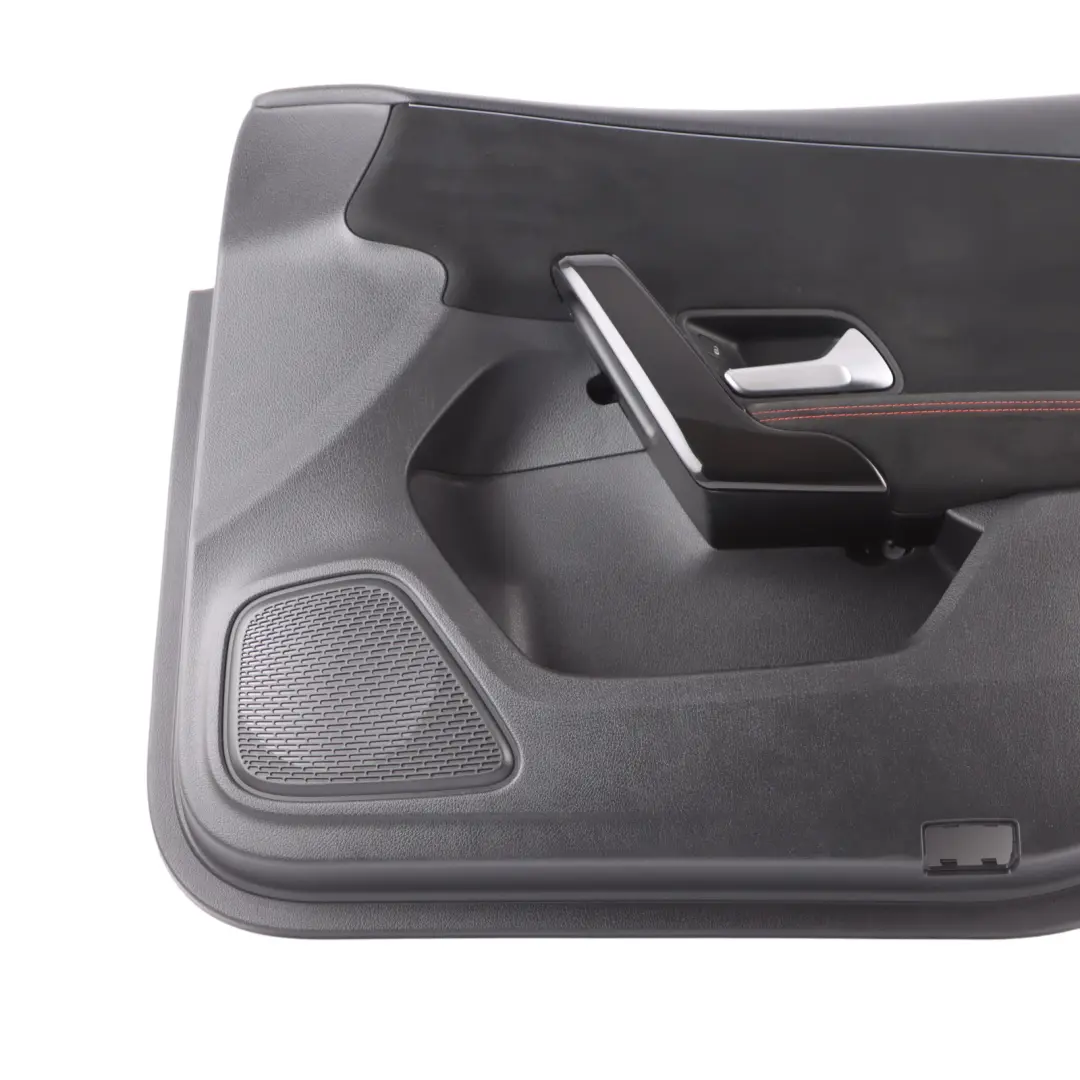 Scheda destra Coperchio pannello rivestimento Interno Pelle Nero per Mercedes W177 con numero di parte A1777202400 Mercedes W177 Scheda destra Coperchio pannello rivestimento Interno Pelle Nero - SKU A1777202400-2 - Numero di parte A1777202400