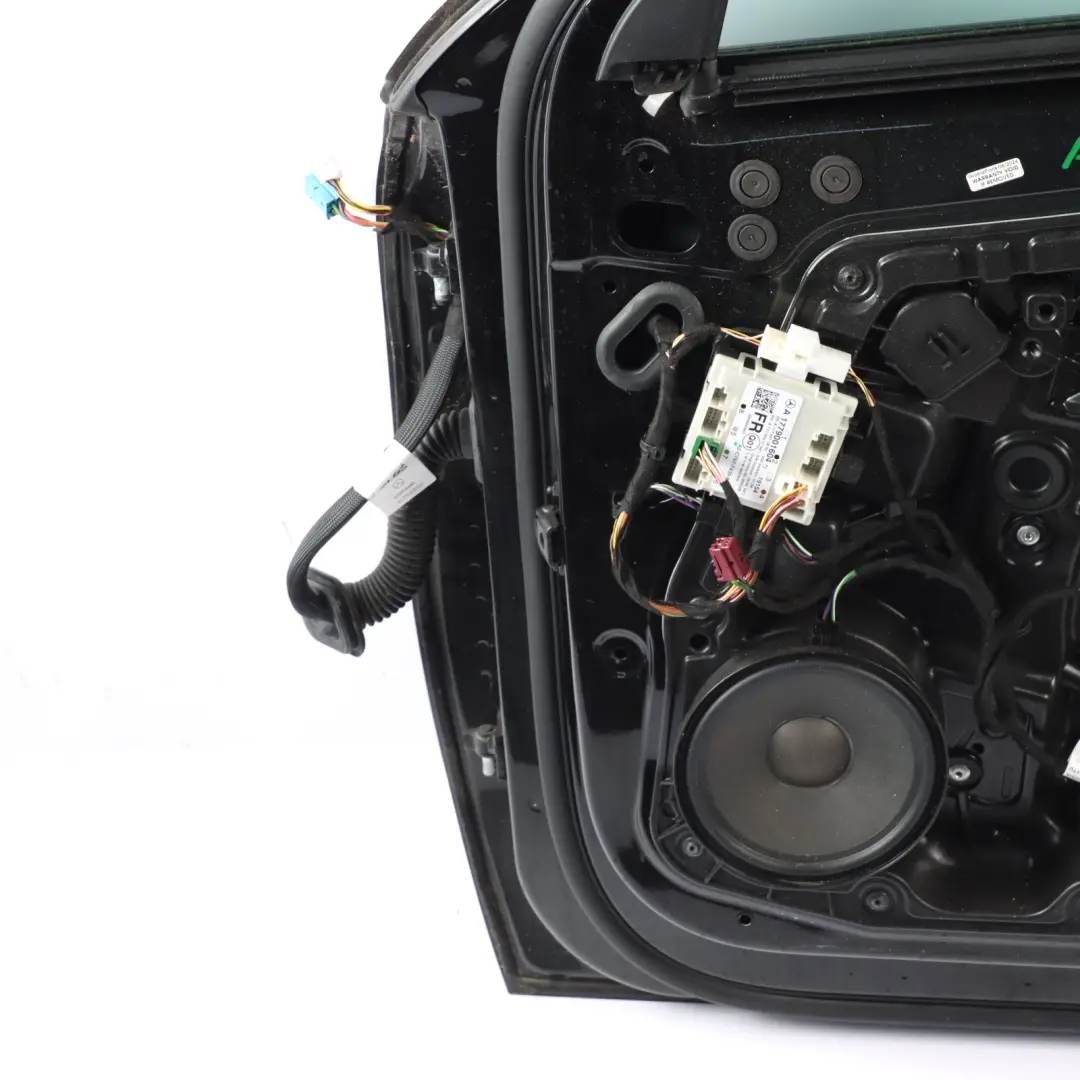 Door Front Right O/S A-Class Kosmos Cosmos Black Metallic - 191 to Mercedes W177 with Part number A1777206205 Mercedes W177 Door Front Right O/S A-Class Kosmos Cosmos Black Metallic - 191 - SKU A1777206205-KB - Part number A1777206205