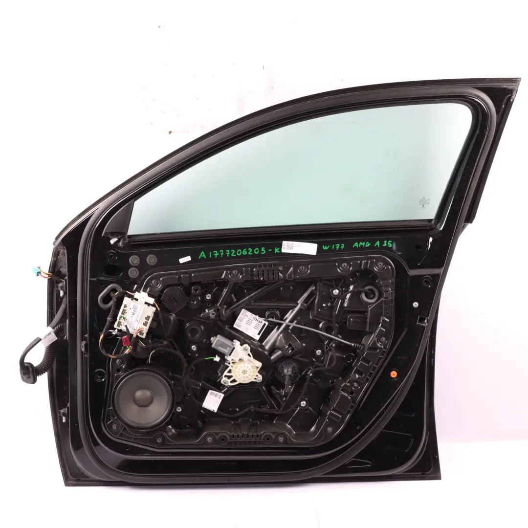 Door Front Right O/S A-Class Kosmos Cosmos Black Metallic - 191 to Mercedes W177 with Part number A1777206205 Mercedes W177 Door Front Right O/S A-Class Kosmos Cosmos Black Metallic - 191 - SKU A1777206205-KB - Part number A1777206205