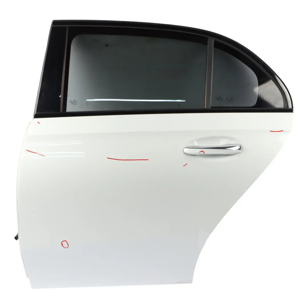 Door Rear Left N/S A-Class Diamond White - 799 to Mercedes W177 with Part number A1777301300 Mercedes W177 Door Rear Left N/S A-Class Diamond White - 799 - SKU A1777301300-DWH - Part number A1777301300