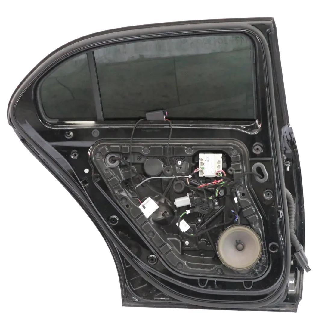 Mercedes W177 Door Rear Left N/S A-Class Kosmos Cosmic Black Metallic - 191 - SKU A1777301300-KB1 - Part number A1777301300