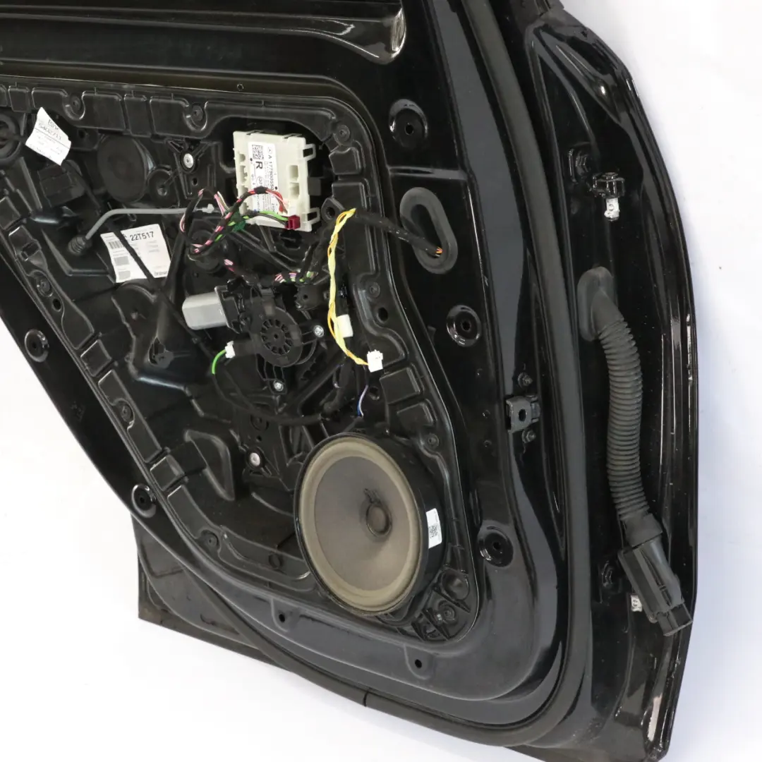 Mercedes W177 Door Rear Left N/S A-Class Kosmos Cosmic Black Metallic - 191 - SKU A1777301300-KB2 - Part number A1777301300