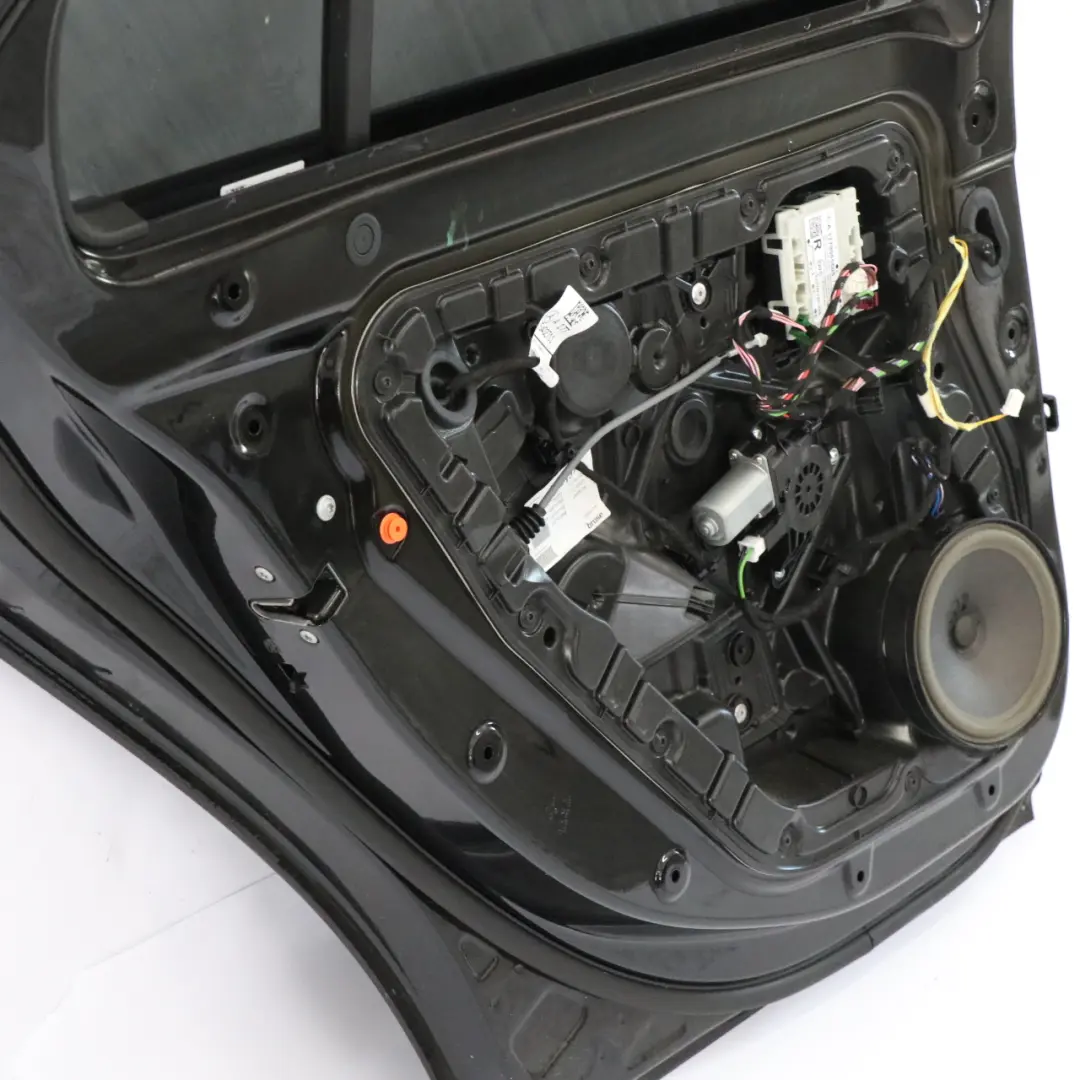 Mercedes W177 Door Rear Left N/S A-Class Kosmos Cosmic Black Metallic - 191 - SKU A1777301300-KB2 - Part number A1777301300