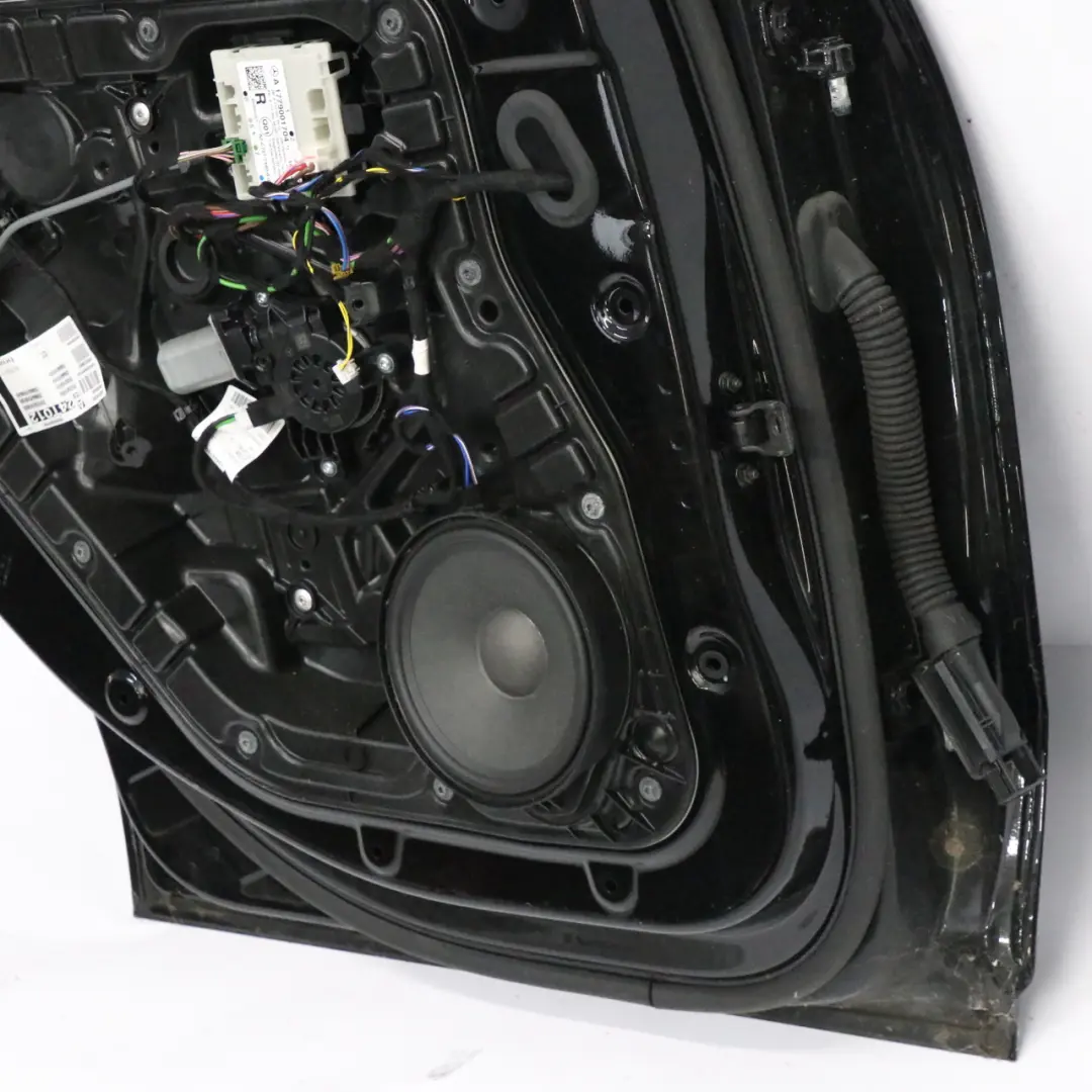 Mercedes W177 Door Rear Left N/S A-Class Kosmos Cosmic Black Metallic - 191 - SKU A1777301300-KB3 - Part number A1777301300