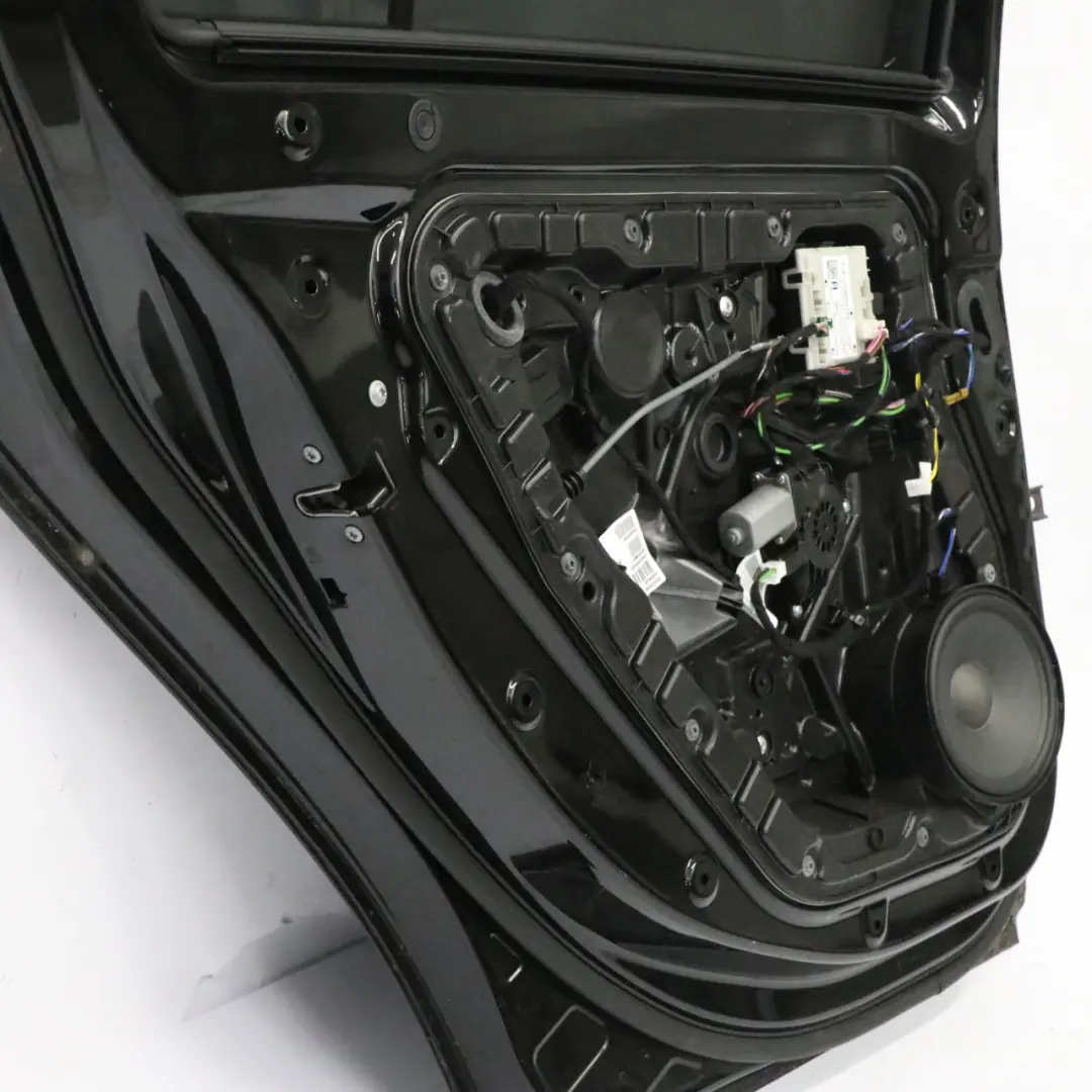 Door Rear Left N/S A-Class Kosmos Cosmic Black Metallic - 191 to Mercedes W177 with Part number A1777301300 Mercedes W177 Door Rear Left N/S A-Class Kosmos Cosmic Black Metallic - 191 - SKU A1777301300-KB3 - Part number A1777301300