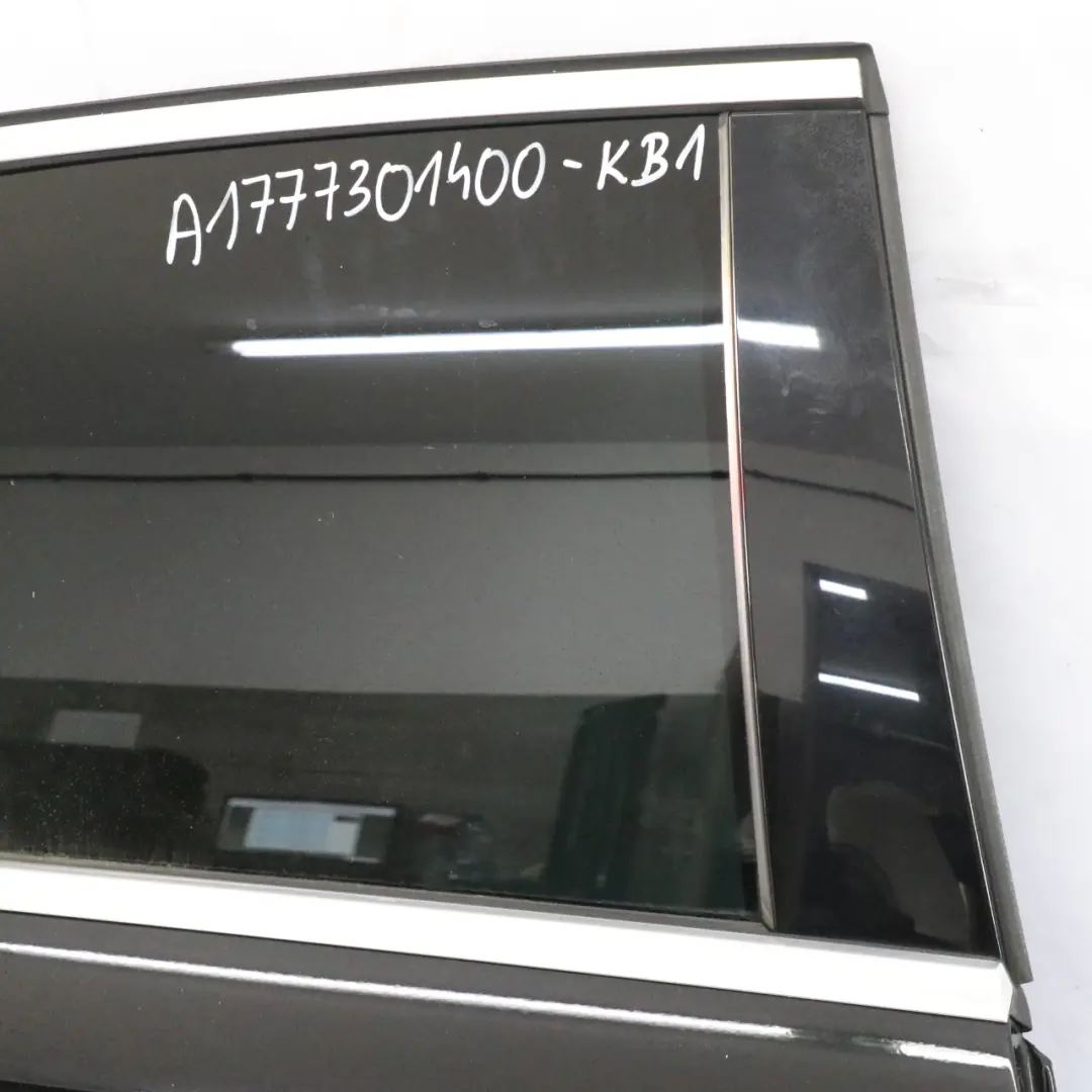 Mercedes W177 Door Rear Right O/S Kosmos Cosmic Black Metallic - 191 - SKU A1777301400-KB1 - Part number A1777301400
