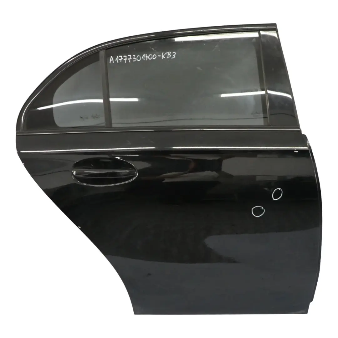 Mercedes W177 Drzwi Prawe Tylne Kosmos Black Czarny Metallic - 191 - SKU A1777301400-KB3 - Numer Części A1777301400