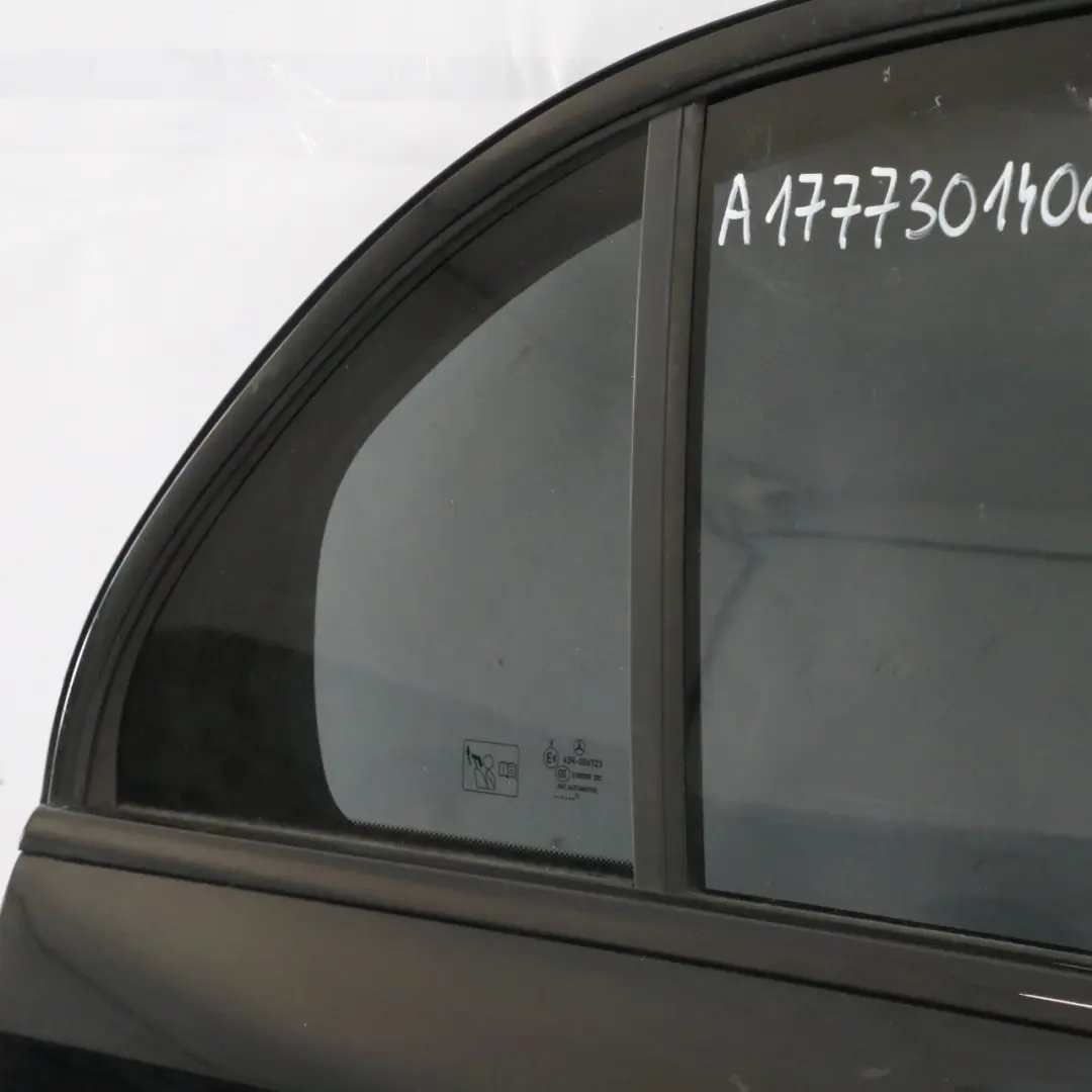 Mercedes W177 Door Rear Right O/S Kosmos Cosmic Black Metallic - 191 - SKU A1777301400-KB3 - Part number A1777301400
