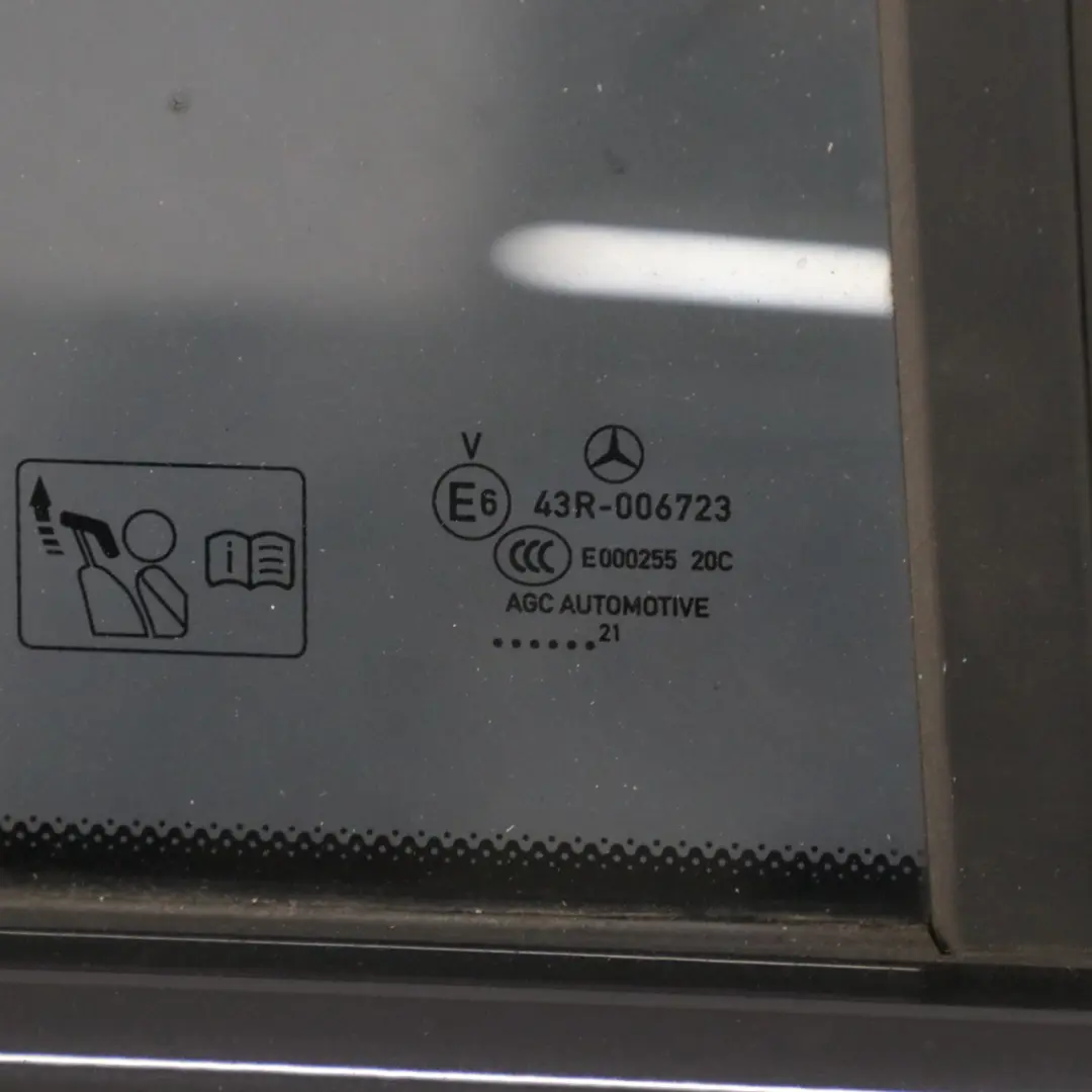 Mercedes W177 Door Rear Right O/S Kosmos Cosmic Black Metallic - 191 - SKU A1777301400-KB3 - Part number A1777301400