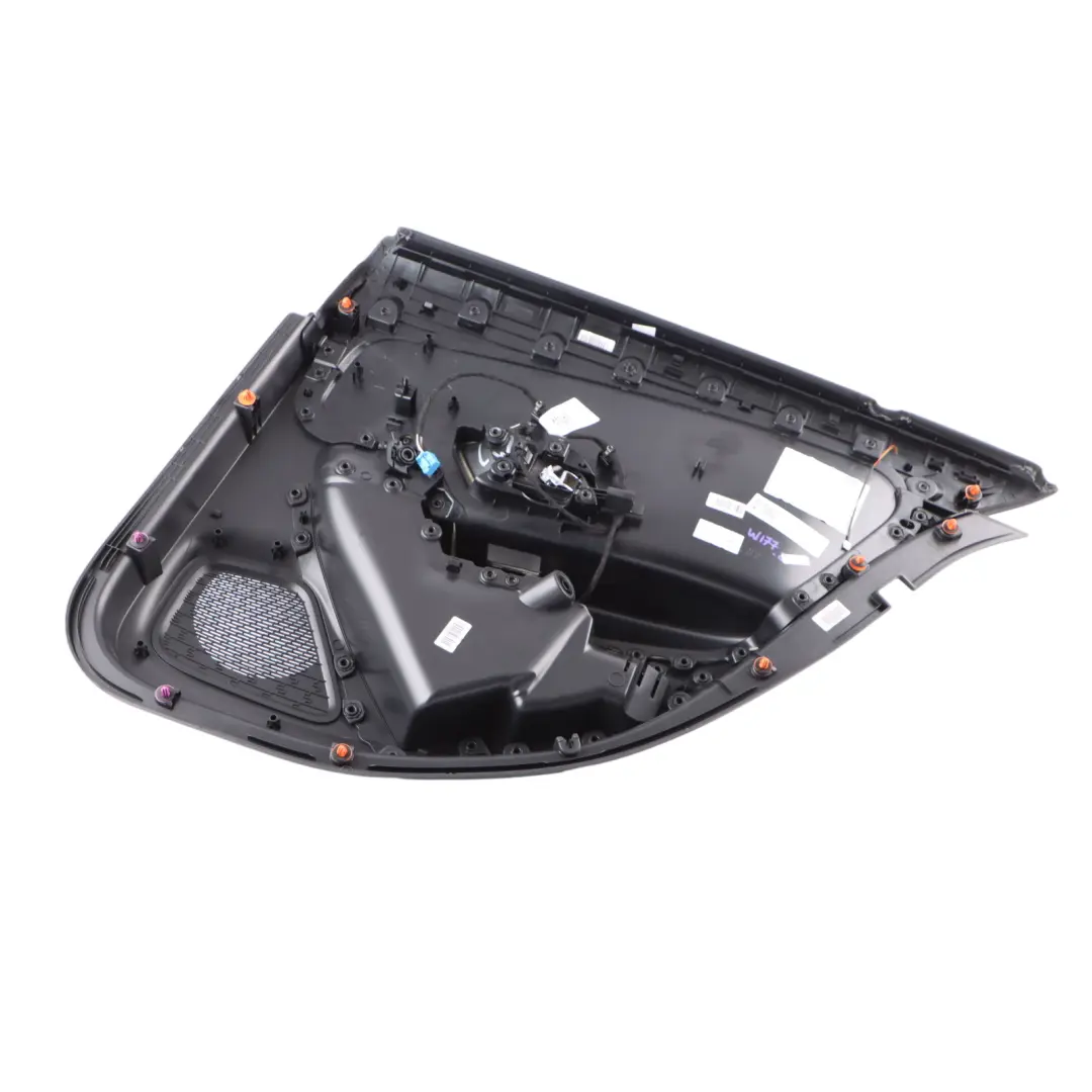 Door Card Mercedes V177 Left N/S Trim Panel Cover Leather Black to Rear with Part number A1777303100 Rear Door Card Mercedes V177 Left N/S Trim Panel Cover Leather Black - SKU A1777303100-2 - Part number A1777303100