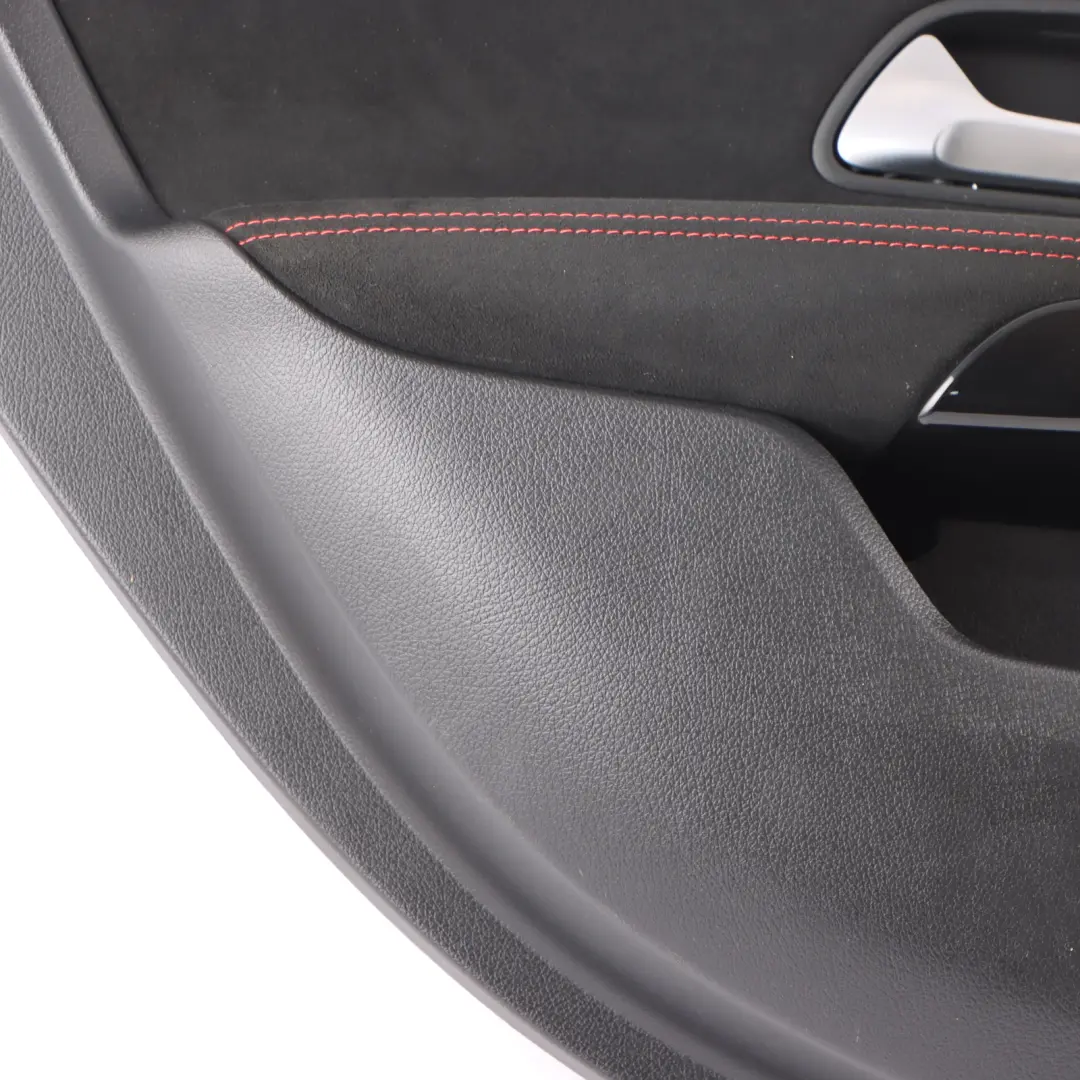 Door Card Mercedes V177 Left N/S Trim Panel Cover Leather Black to Rear with Part number A1777303100 Rear Door Card Mercedes V177 Left N/S Trim Panel Cover Leather Black - SKU A1777303100-2 - Part number A1777303100