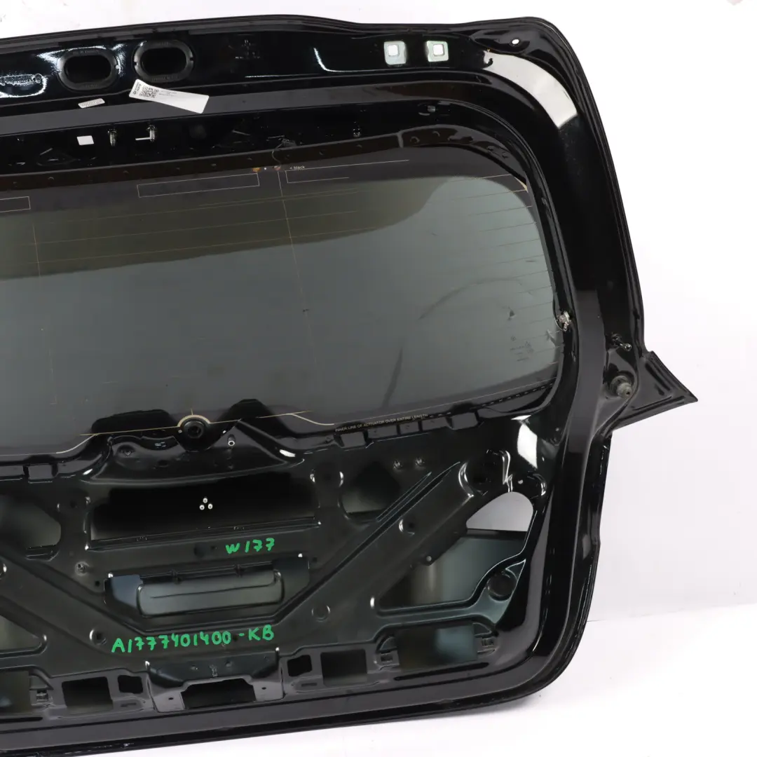 Trunk Lid Mercedes W177 Boot Tailgate Panel Kosmos Cosmic Black Metallic - 191 to with Part number A1777401400 Trunk Lid Mercedes W177 Boot Tailgate Panel Kosmos Cosmic Black Metallic - 191 - SKU A1777401400-KB - Part number A1777401400