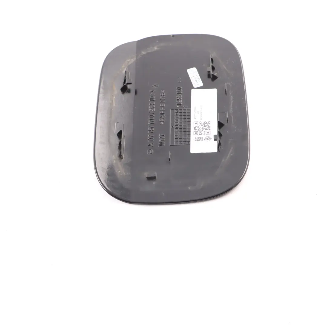 Fill in Flap Cover Cap Cosmic Black Metallic 191 to Mercedes W177 Fuel with Part number A1777571700 Mercedes W177 Fuel Fill in Flap Cover Cap Cosmic Black Metallic 191 - SKU A1777571700-KB - Part number A1777571700