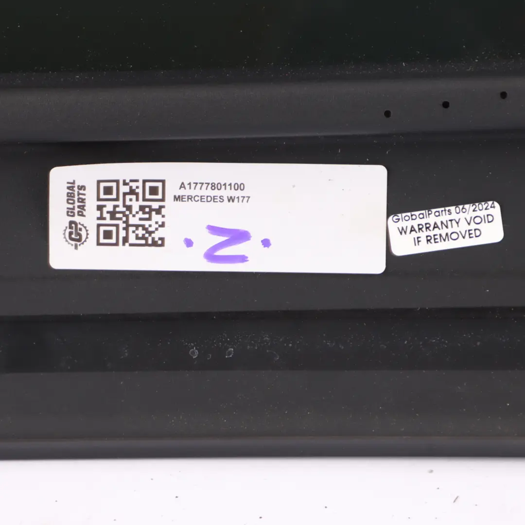 Mercedes W177 Schiebedach Glasscheibe Glas AS3 - SKU A1777801100 - Teilenummer A1777806800