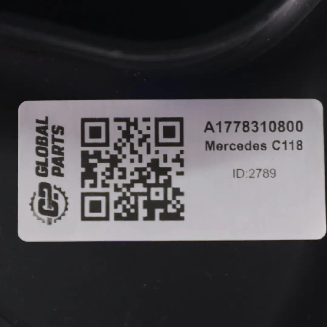  Condotto aria Mercedes C118 W177 W247 Ventilazione vano piedi anteriore sinistro - SKU A1778310800 - Numero di parte A1778310800