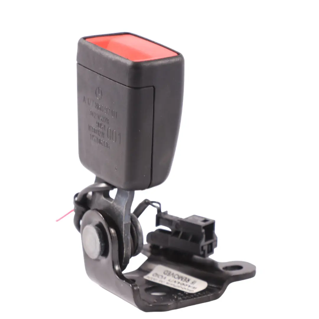 Belt Buckle Mercedes C118 W177 Catch Rear Left N/S to Seat with Part number A1778609201 Seat Belt Buckle Mercedes C118 W177 Catch Rear Left N/S - SKU A1778609201 - Part number A1778609201