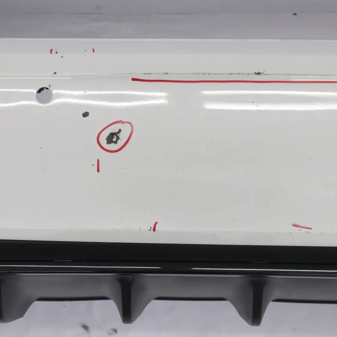 Bumper Rear AMG Trim Panel Covering Digital White - 144 to Mercedes W177 with Part number A1778804801 Mercedes W177 Bumper Rear AMG Trim Panel Covering Digital White - 144 - SKU A1778804801-DWH - Part number A1778804801