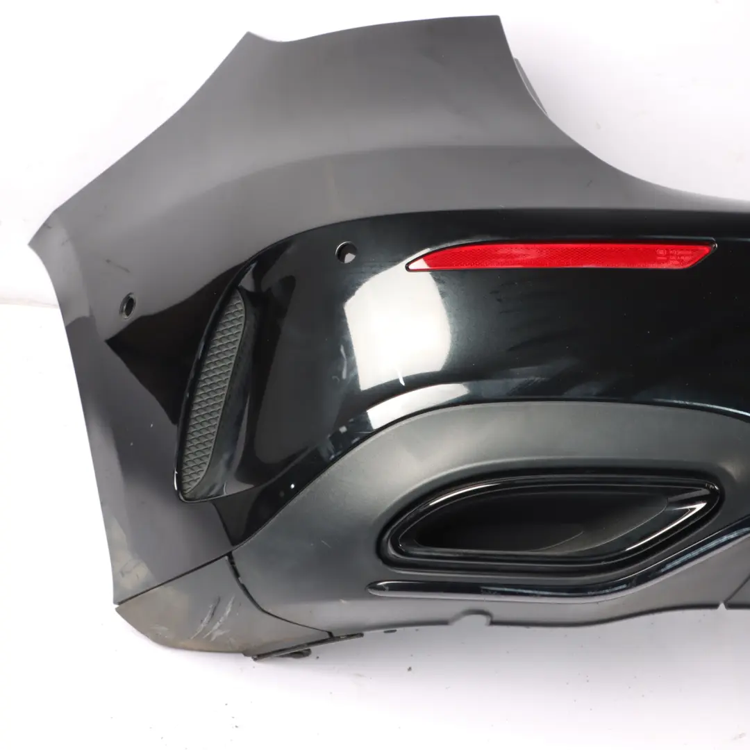 Mercedes W177 Bumper Rear AMG Trim Panel Covering Kosmos Black Metallic - 191 - SKU A1778804801-KB - Part number A1778804801