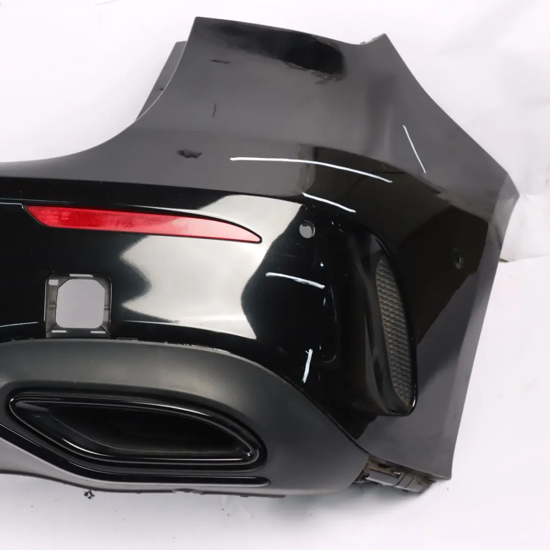 Mercedes W177 Bumper Rear AMG Trim Panel Covering Kosmos Black Metallic - 191 - SKU A1778804801-KB - Part number A1778804801