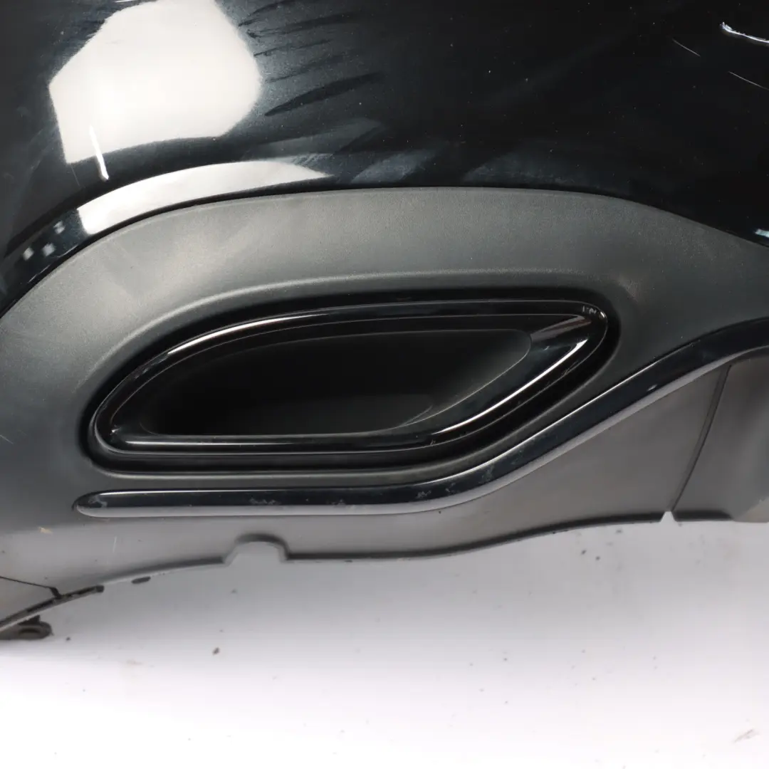 Bumper Rear AMG Trim Panel Covering Kosmos Black Metallic - 191 to Mercedes W177 with Part number A1778804801 Mercedes W177 Bumper Rear AMG Trim Panel Covering Kosmos Black Metallic - 191 - SKU A1778804801-KB - Part number A1778804801