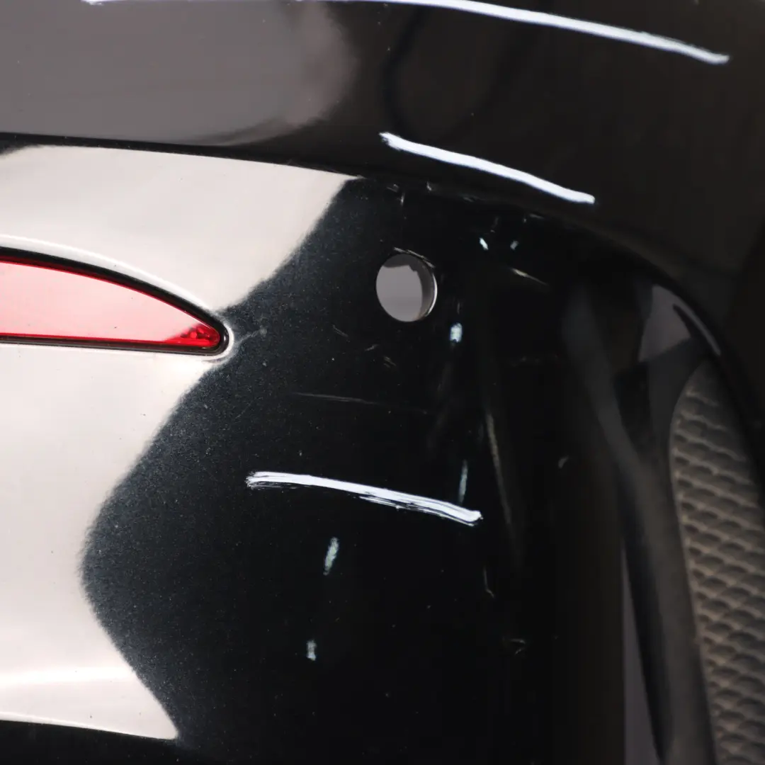 Mercedes W177 Bumper Rear AMG Trim Panel Covering Kosmos Black Metallic - 191 - SKU A1778804801-KB - Part number A1778804801